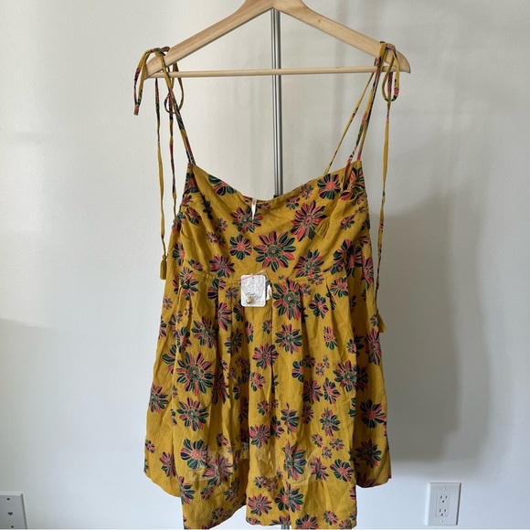 NWT Free People Indigo Molly Tunic Top Gilded Combo - Picture 3 of 14